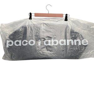 Paco Rabanne Duffle Bag‎ Women’s Black Travel Weekender Tote Logo Shoulder Strap